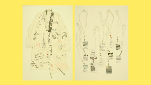 Personal Lab Coat Archives. Selection of Maison Martin Margiela Backstage passes. 