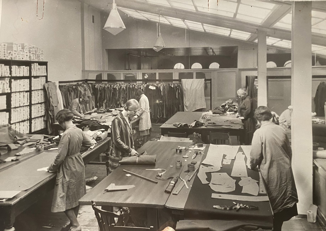 Et av verkstedene i Kongens gate 22, fra midten av 1900-tallet