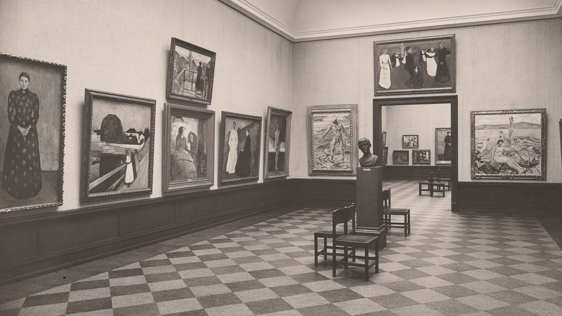 Munchroom in the National Gallery after 1932