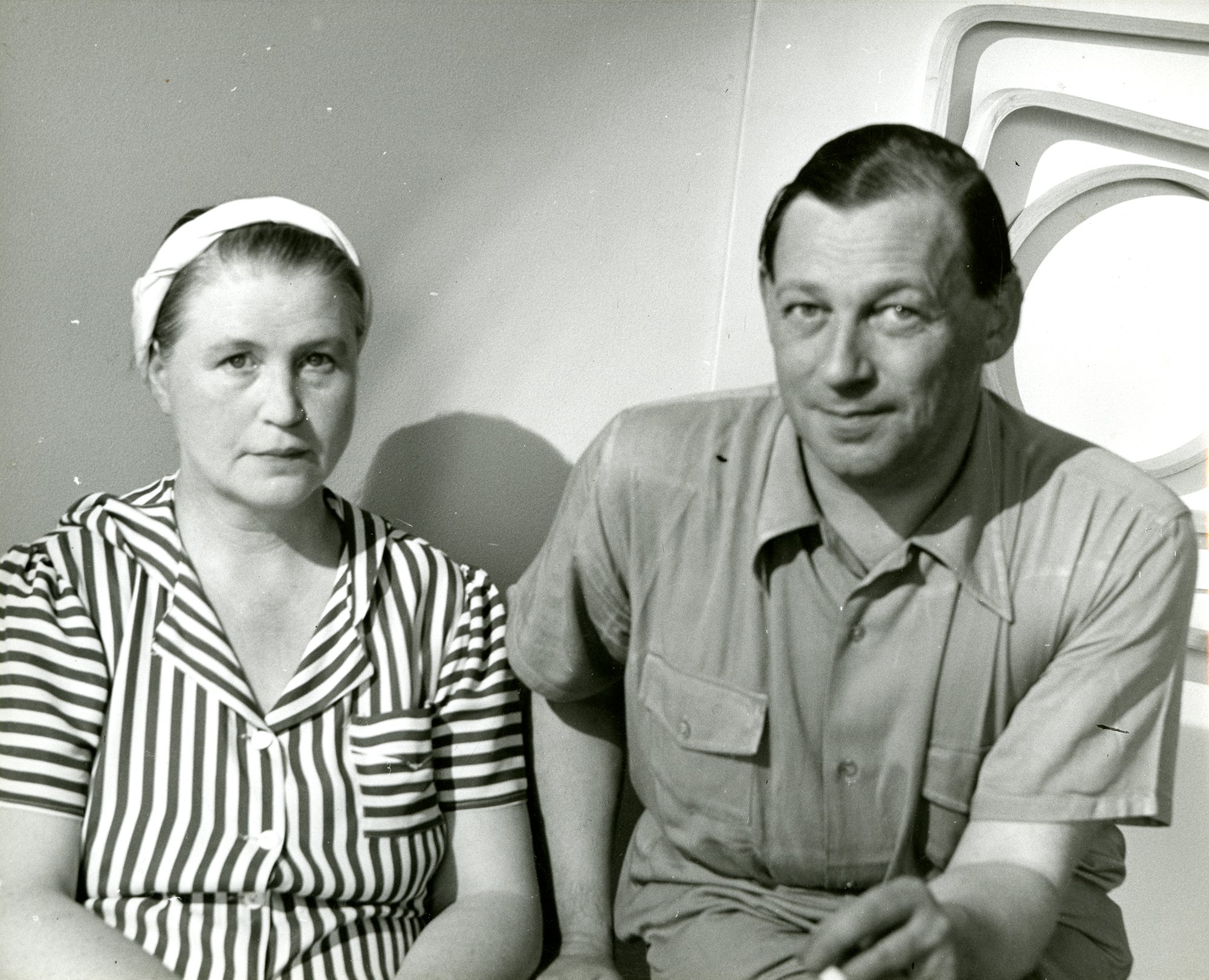 Aino and Alvar Aalto. A middle-aged couple